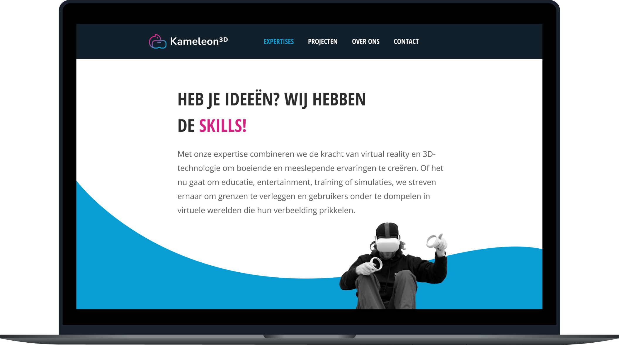 Kameleon 3D website impressie